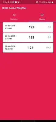 GoGo Anime Weighter android App screenshot 1